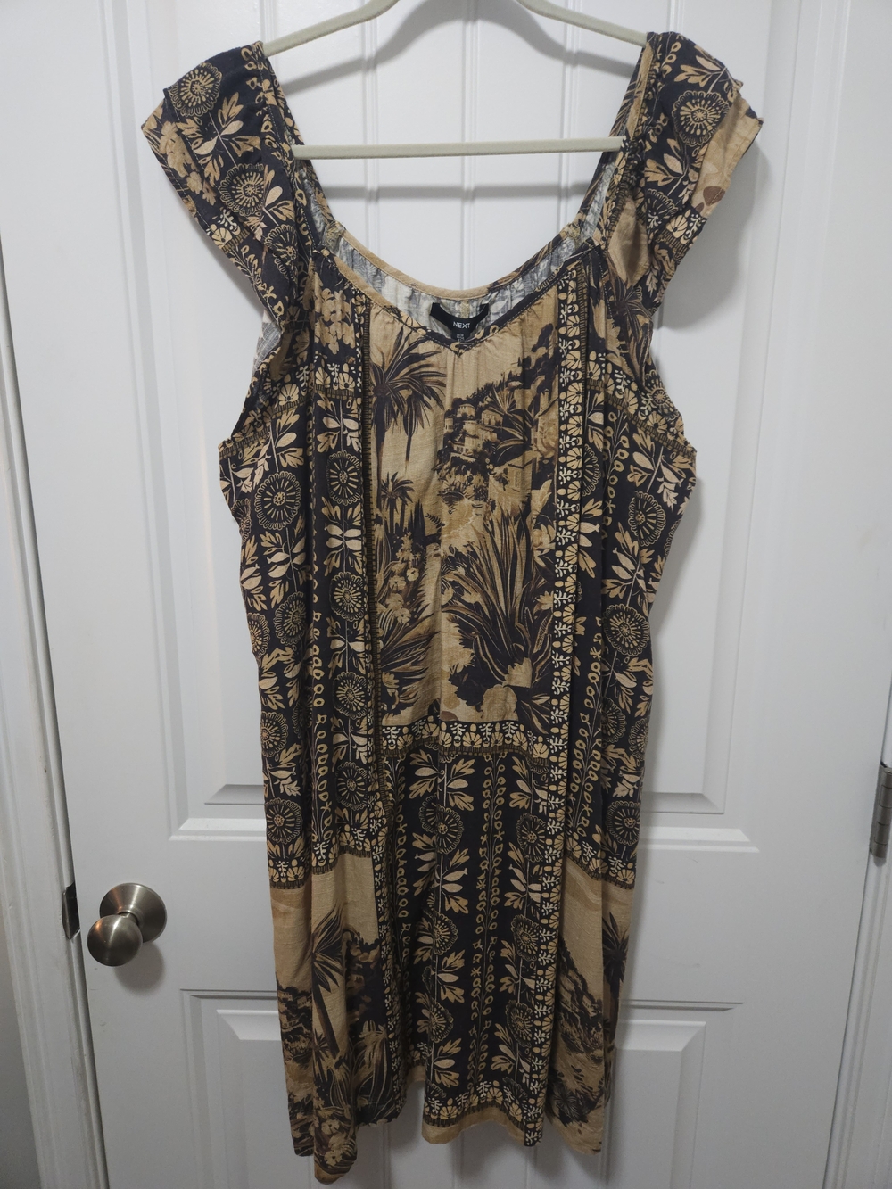 NEXT linen dress made with Lenzing Ecovero Viscose